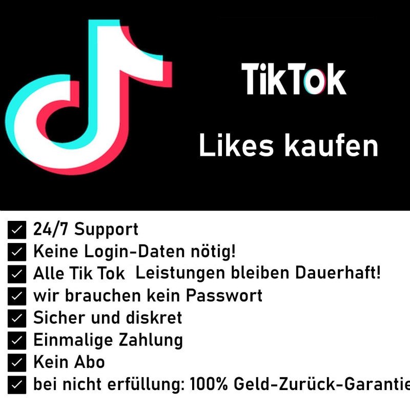 TikTok Likes     100 bis 50.000 Möglich