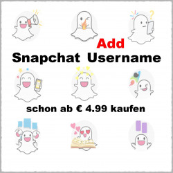 Snapchat Add-Username kaufen
