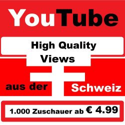 Youtube Views Schweiz kaufe...