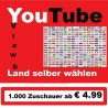 Youtube-Views freie Land auswahl kaufen