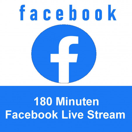 Facebook Live Stream 180 Min. kaufen