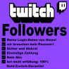 Twitch Follower ab 1.- Euro nur hier! kaufen