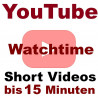 YouTube WatchTime bis 15 Min. Videos aktiv Member buy