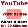 YouTube WatchTime bis 20 Min. Videos aktiv Member buy