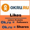 OK.ru mit Likes Refill Garantie hier ab 5.-pay mit Paypal or Crypto
