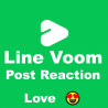 Line Voom Post Reaction Love super günstig-hier ab 5.-Euro