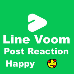 Line Voom Post Reaction Happy super günstig-hier ab 5.-Euro