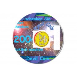 Exemplar der Devil Coin...