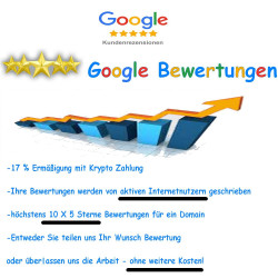 Google 5 Sterne Bewertung...