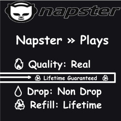 Napster Plays Lifetime Refill Guaranteed-schon ab 1.50 Euro