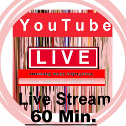 YouTube Live Stream -Stabil- Zuschauer 60 Min.-super guenstig kaufen|-Elite Quality