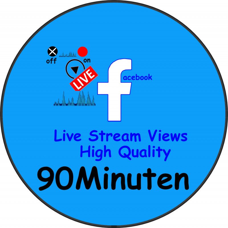Facebook Live Stream 90 Min. ab 5.- Euro kaufen