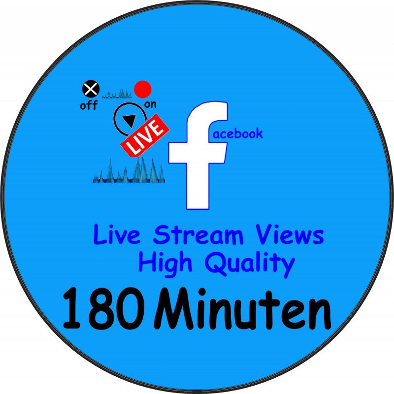 Facebook Live Stream 180 Min. kaufen