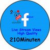 Facebook Live Stream Views-210-Min.sichere Zahlung-mit-Geld-Zurück-Garantie
