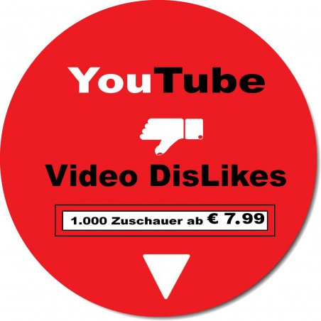 Youtube Video DisLikes-für-kurze-dauer-hier-ordern