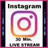 Instagram Live Video Views 30 Minuten schon ab 3,00 euro+PayPal+zahlung
