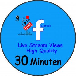 Facebook Live Stream 30 Min. ab 4.- Euro kaufen