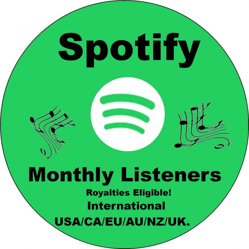 Spotify Monthly Listeners|ab €5.-kaufen PayPal Zur Kasse-Geld-zurück-Garantie