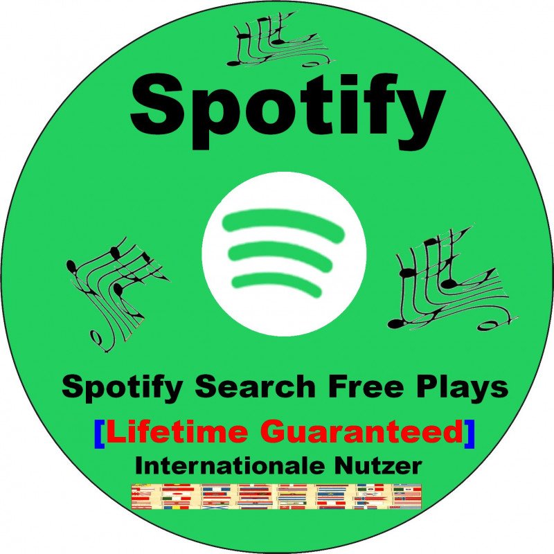 Spotify Search Free Plays-ab 5.- Euro-sichere Zahlung per Paypal-mit-Geld-zurück-Garantie