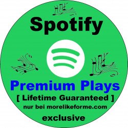 Spotify Premium Plays kaufen-ab 5.- Euro-sichere Zahlung per Paypal-mit-Geld-zurück-Garantie