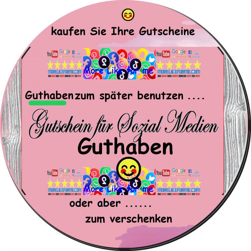 Guthaben-Gutschein-für-Morelikeforme.com-Produkte-sichere Zahlung mit Paypal