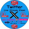 Twitter Live stream Views kaufen 15 Min. ab 10.- Euro-sichere Zahlung per Paypal