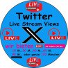 Twitter Live stream Views kaufen 90 Min. ab 18.- Euro-sichere Zahlung per Paypal