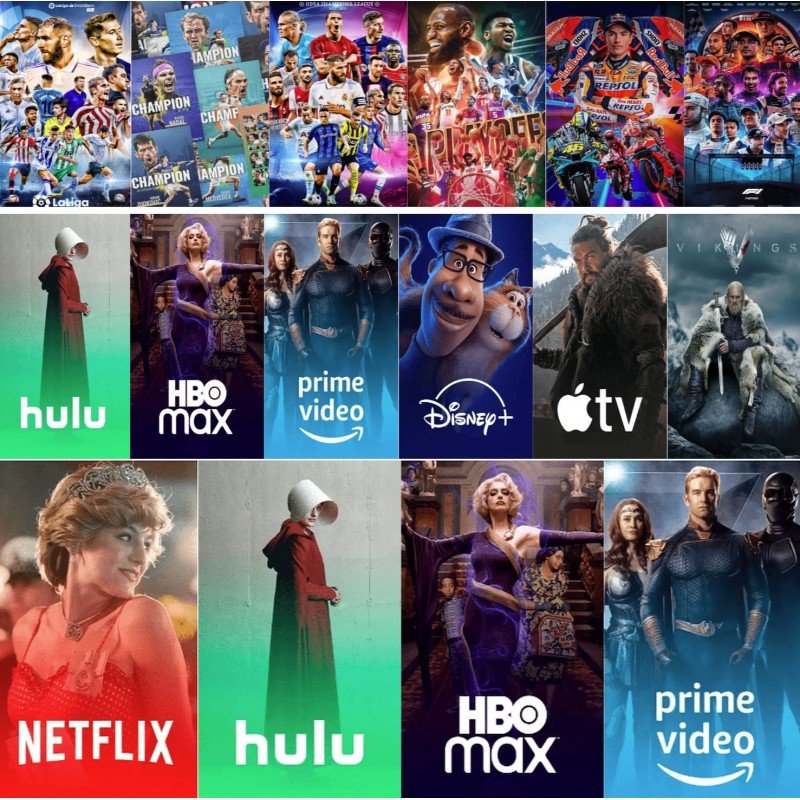 IPTV Für alle Länder und Sprachen